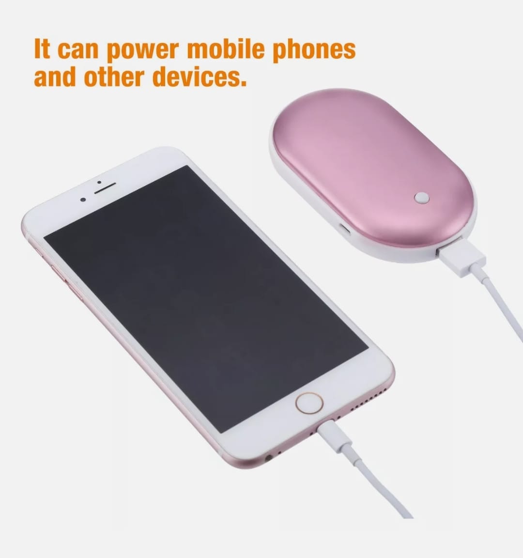 Portable USB Hand Warmer Egg Mobile Phone Battery Bank