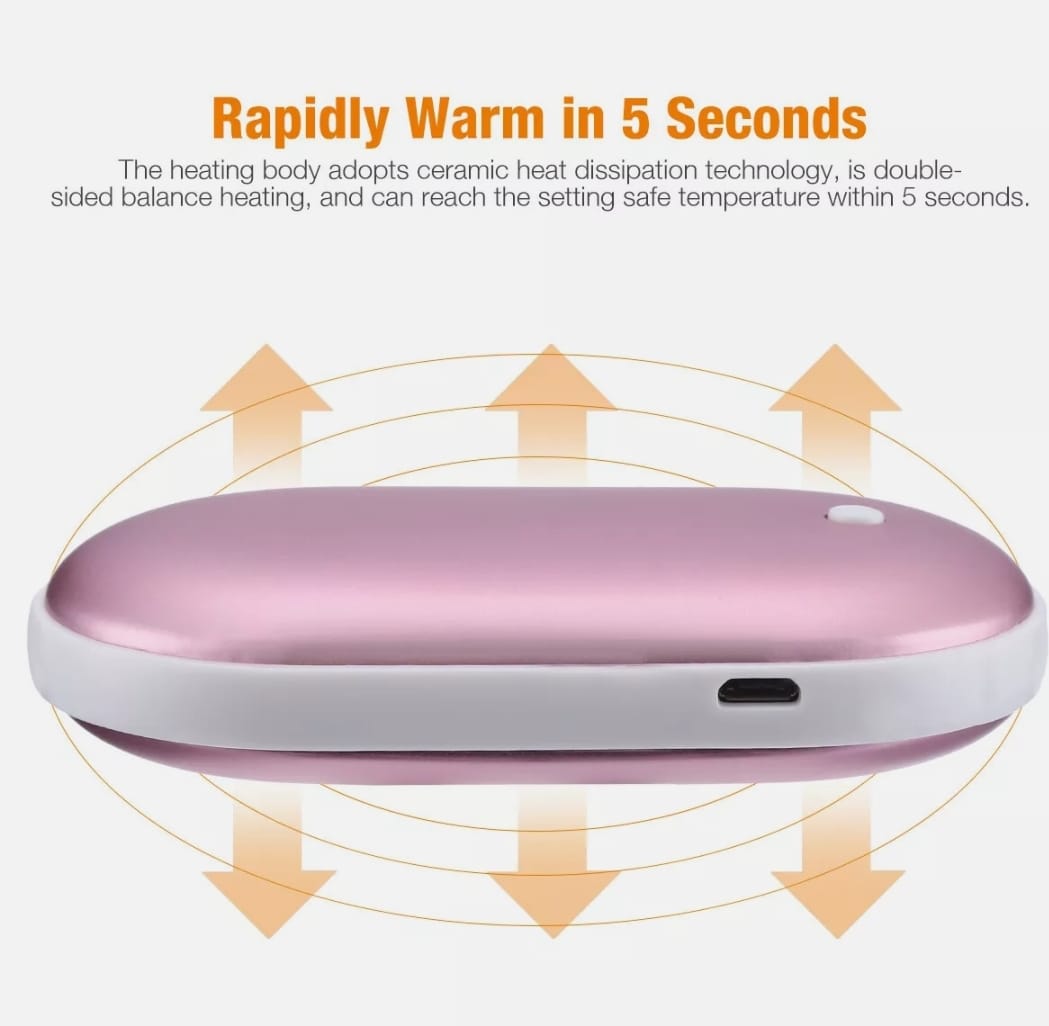 Portable USB Hand Warmer Egg Mobile Phone Battery Bank