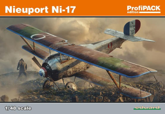 Eduard 8071 1/48 Nieuport Ni17 BiPlane Fighter (Profi-Pack Plastic Kit)