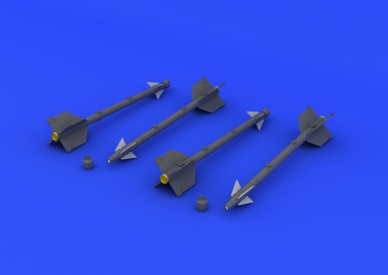 Eduard 648156 1/48 Aircraft- AIM9D Sidewinder (Photo-Etch & Resin)