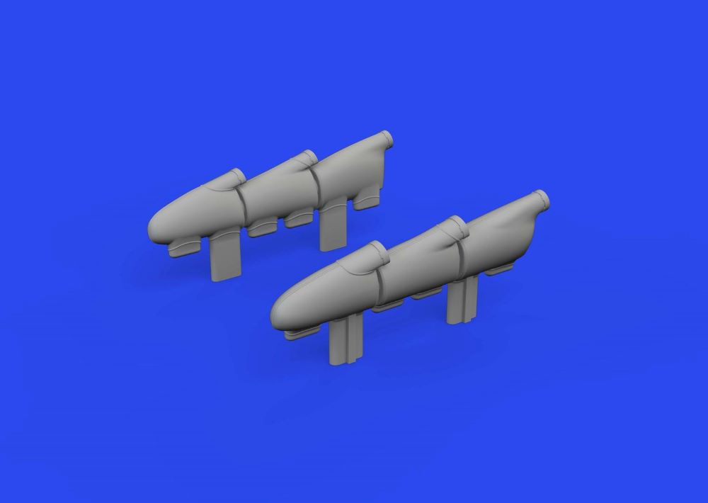 Eduard 632196 1/32 Aircraft- Spitfire Mk Ia Exhaust Stacks for KOTARE (Resin)