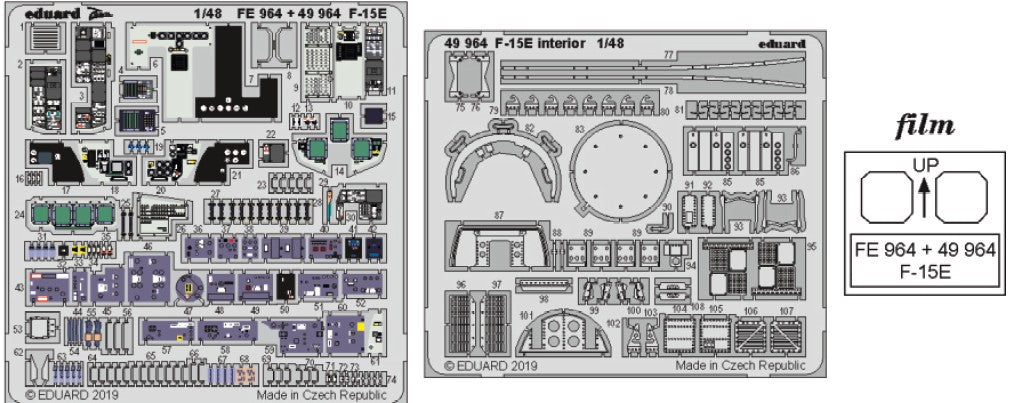 Eduard 49964 1/48 Aircraft- F15E Interior for LNR (Painted)