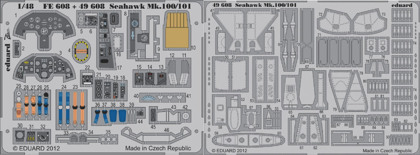 Eduard 49608 1/48 Aircraft- Seahawk Mk 100/101 for TSM (Painted)