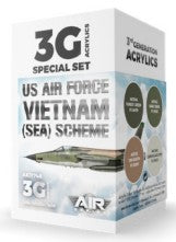 AK Interactive 11748 Air Series: US Air Force Vietnam (Sea) Scheme Aircraft 3G A