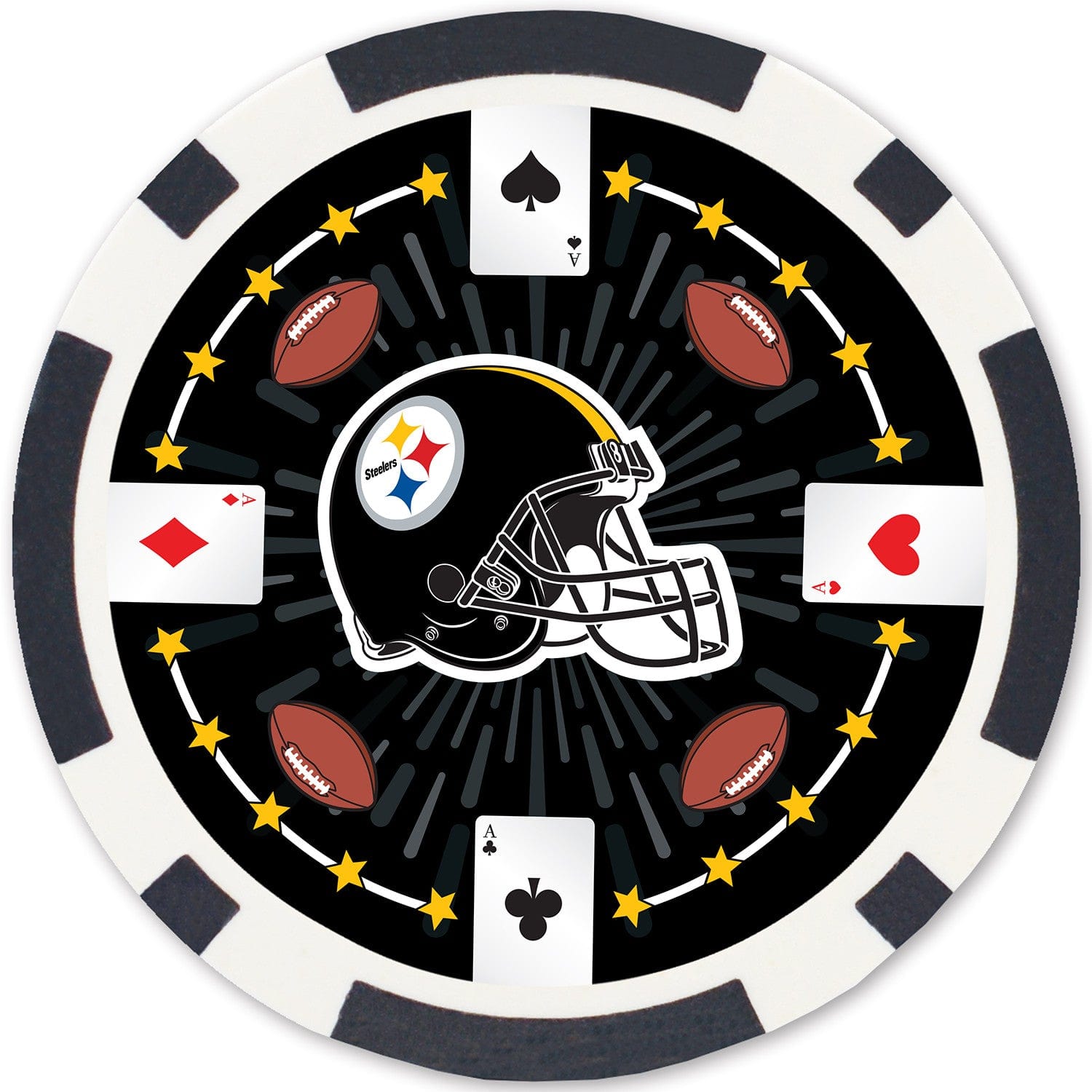 Pittsburgh Steelers 100 Piece Poker Chips