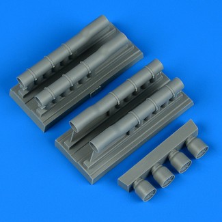 Quickboost 48918 1/48 Dornier Do217N1 Exhaust for ICM (D)