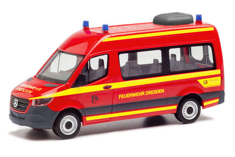 Herpa 95488 1/87 Scale Fire Service - Mercedes-Benz Sprinter 18 Dresden Ambulance