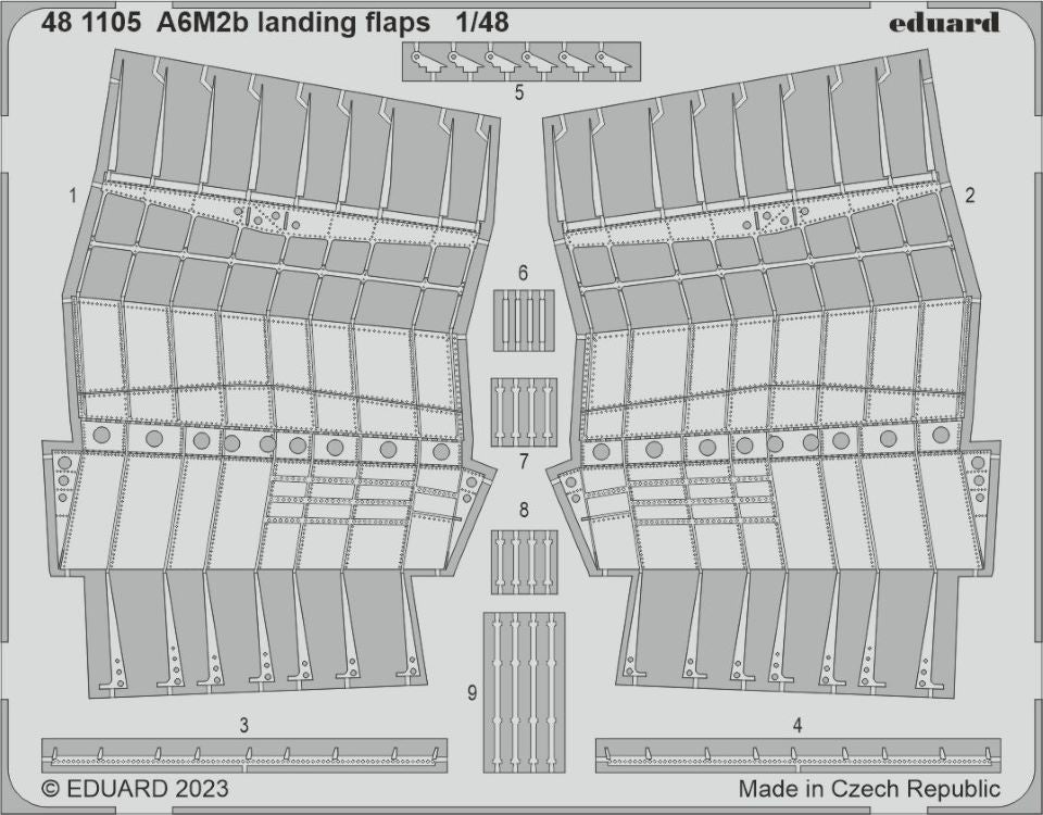 Eduard 481105 1/48 Aircraft- A6M2b Landing Flaps for ACY