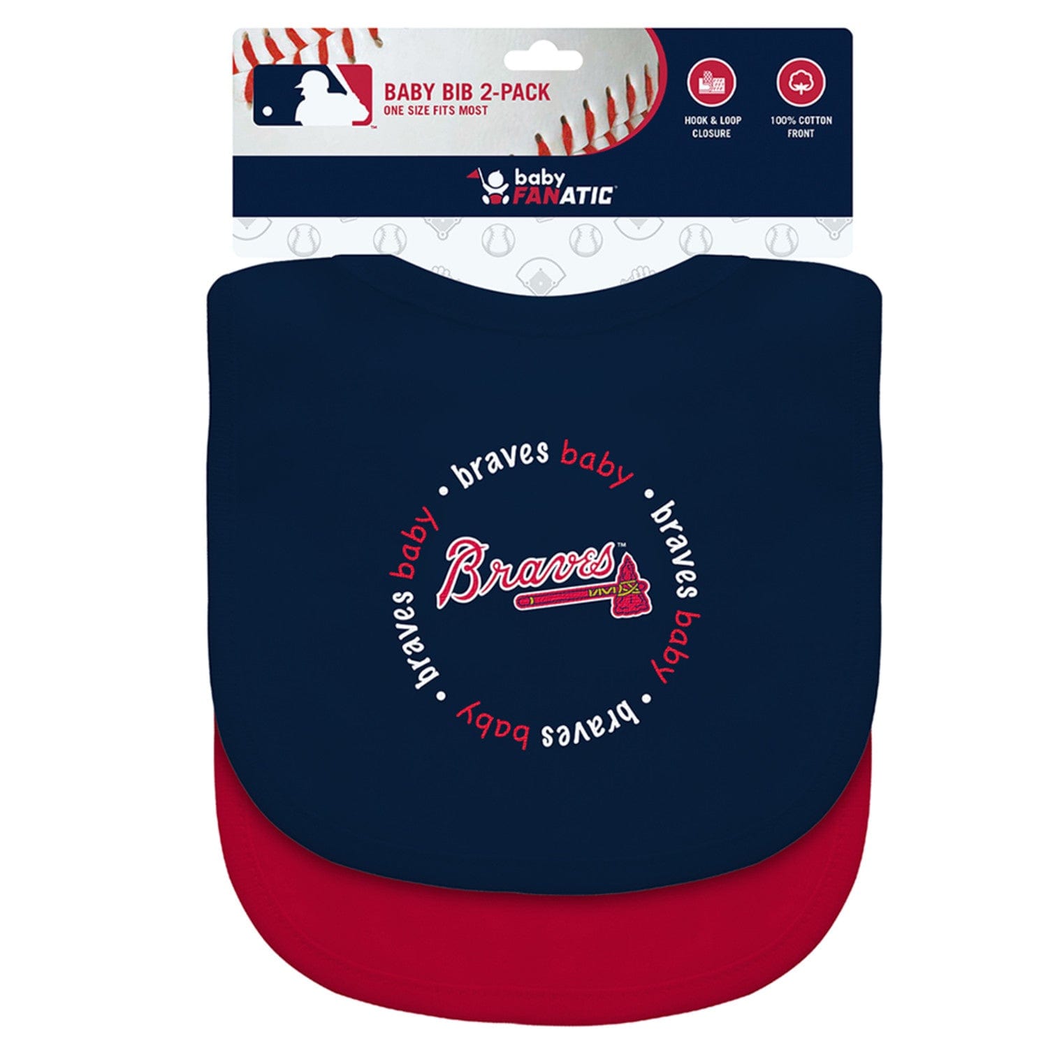 Atlanta Braves - Baby Bibs 2-Pack