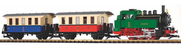 PIKO 38130 G Scale Classic BR80 Steam Passenger Start Set 120V