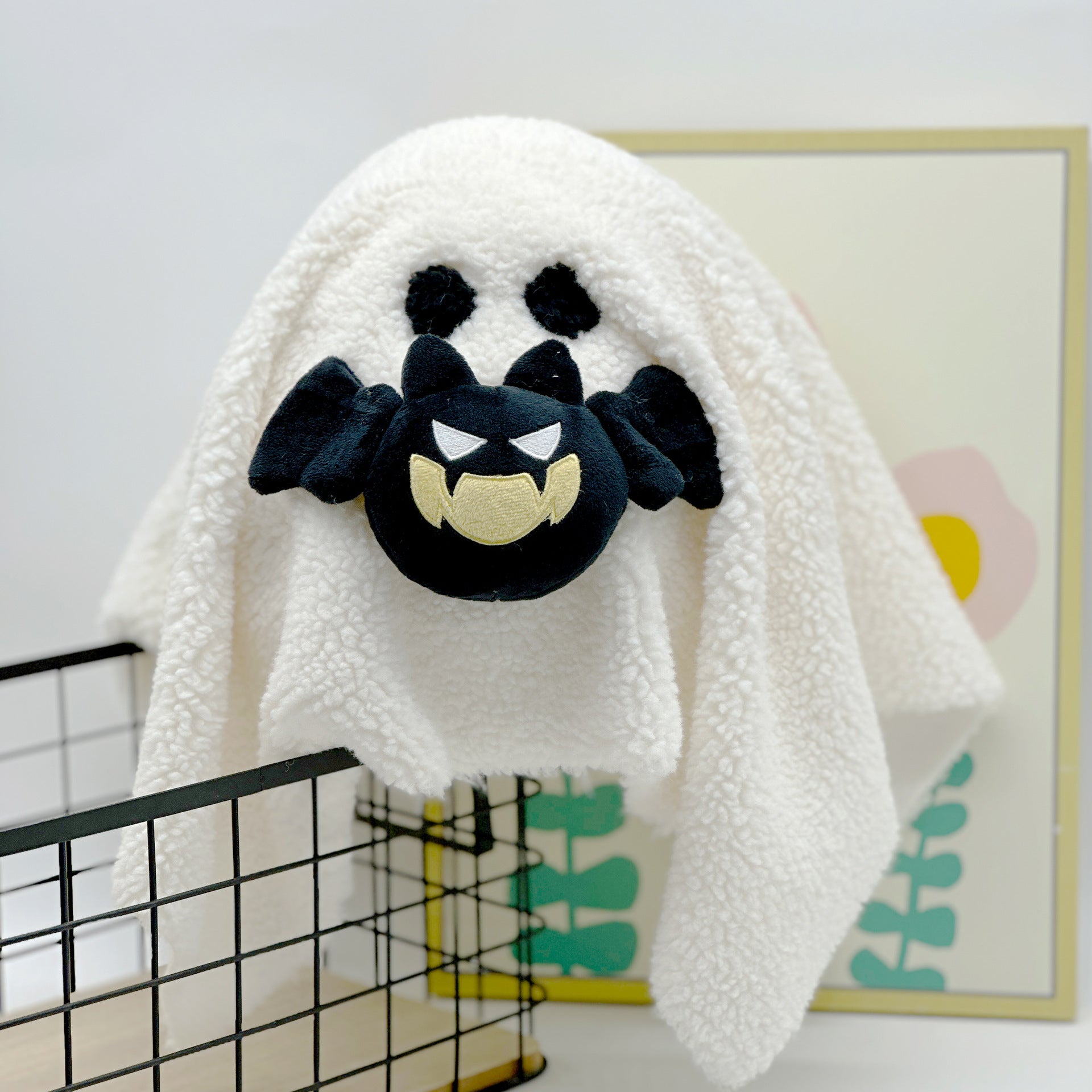 Halloween Ghost Plush Toy – Soft Decorative Doll with Pumpkin, Devil, or Cat