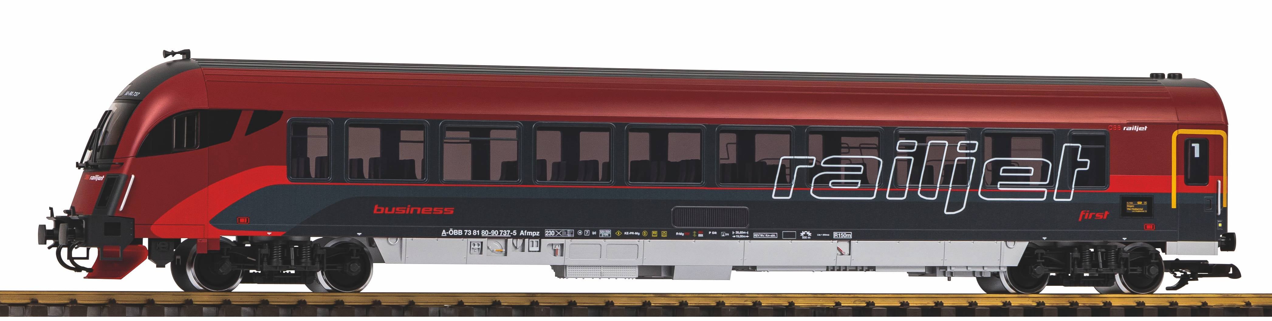 PIKO 37675 G Scale ÖBB VI Control Car, Railjet