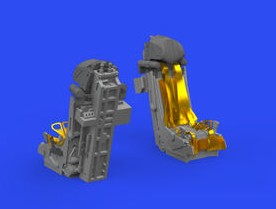 Eduard 648655 1/48 Aircraft- Su27UB Ejection Seats for LNR (Photo-Etch & Resin)