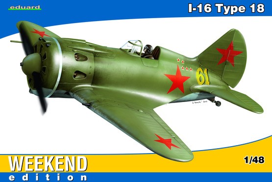 Eduard 8465 1/48 I16 Type 18 Soviet Fighter Leningrad (Wkd Edition Plastic Kit)