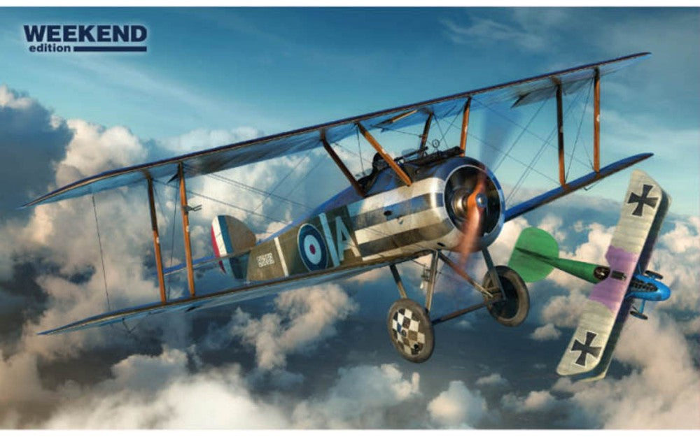 Eduard 8486 1/48 WWI Sopwith F1 Camel (Clerget) BiPlane Fighter (Wkd Edition Plastic Kit)