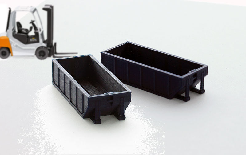 3D To Scale 87-235-DB 1/87 Scale Rolloff Dumpster 15 Yards