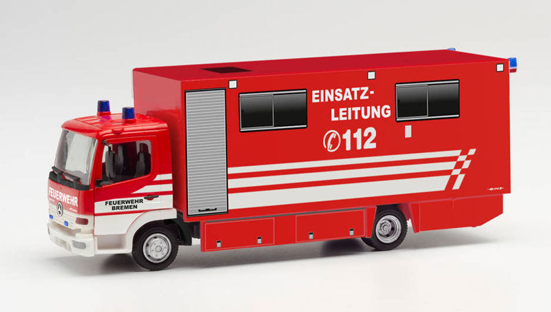 Herpa 96010 1/87 Scale Bremen Fire Brigade - Mercedes-Benz Atego Rescue Fire