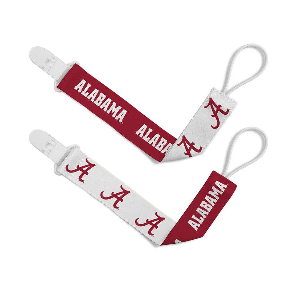 Alabama Crimson Tide - Pacifier Clip 2-Pack