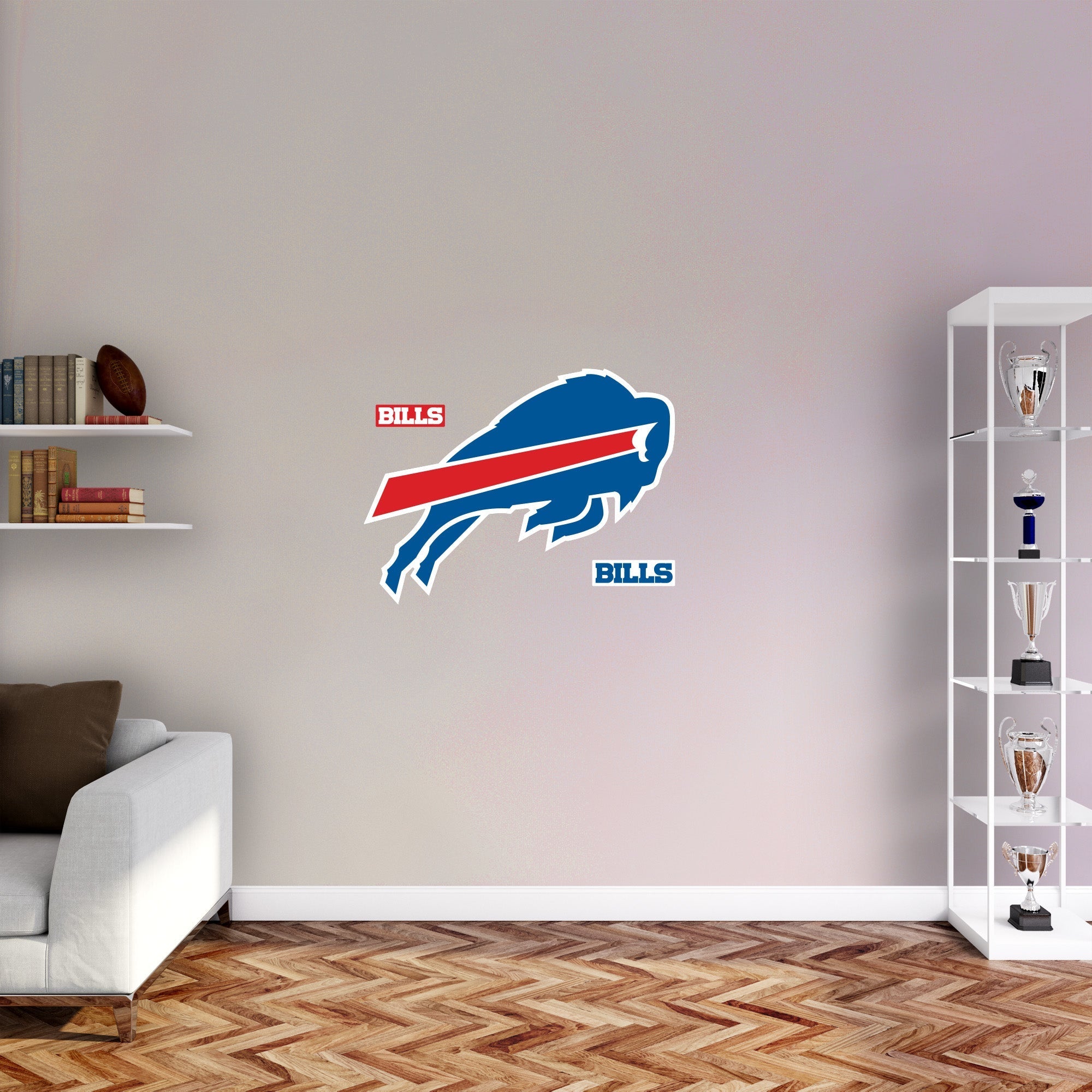 Buffalo Bills - RealBig Logo Collection - Official NFL - Reusable Vinyl Wall Decals