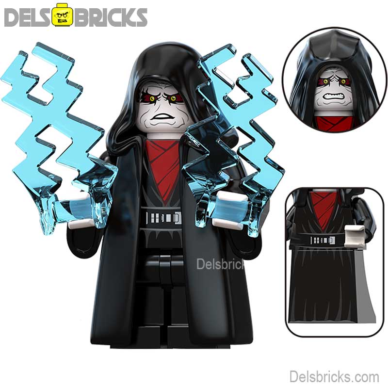 Emperor Palpatine Star wars Lego Minifigures custom Toys 4