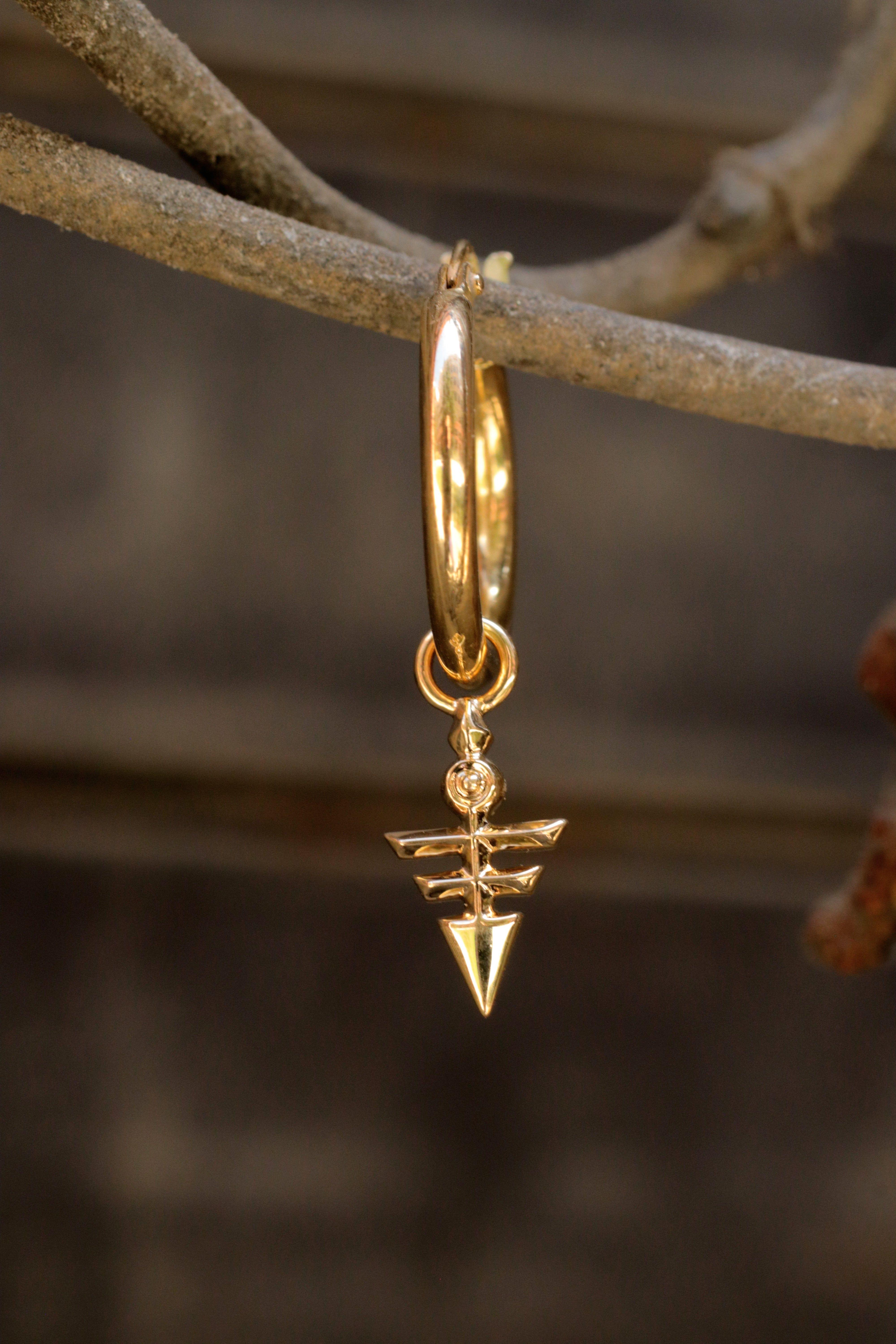 Yu-Gi-Oh!™ Micro Emperor Key Earring - 14KT