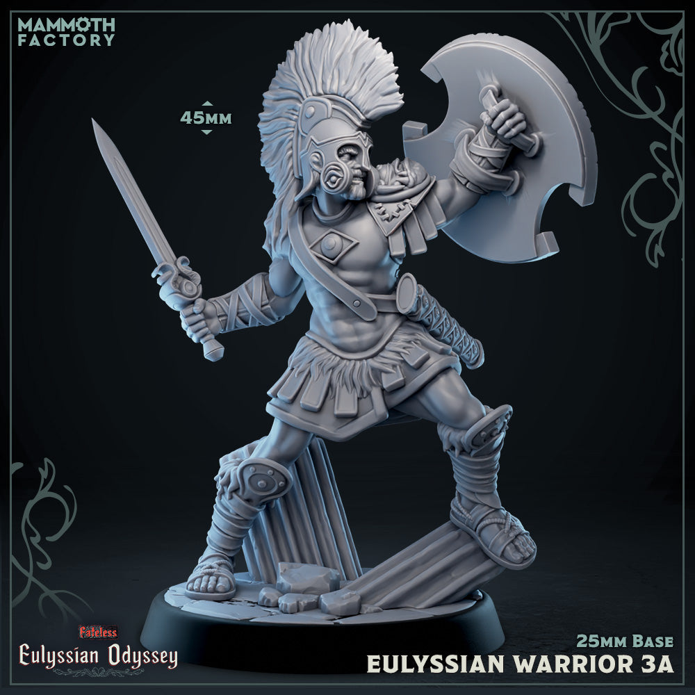 Eulyssian Warrior: Sculpt 3 (Ancient Greek Solder)