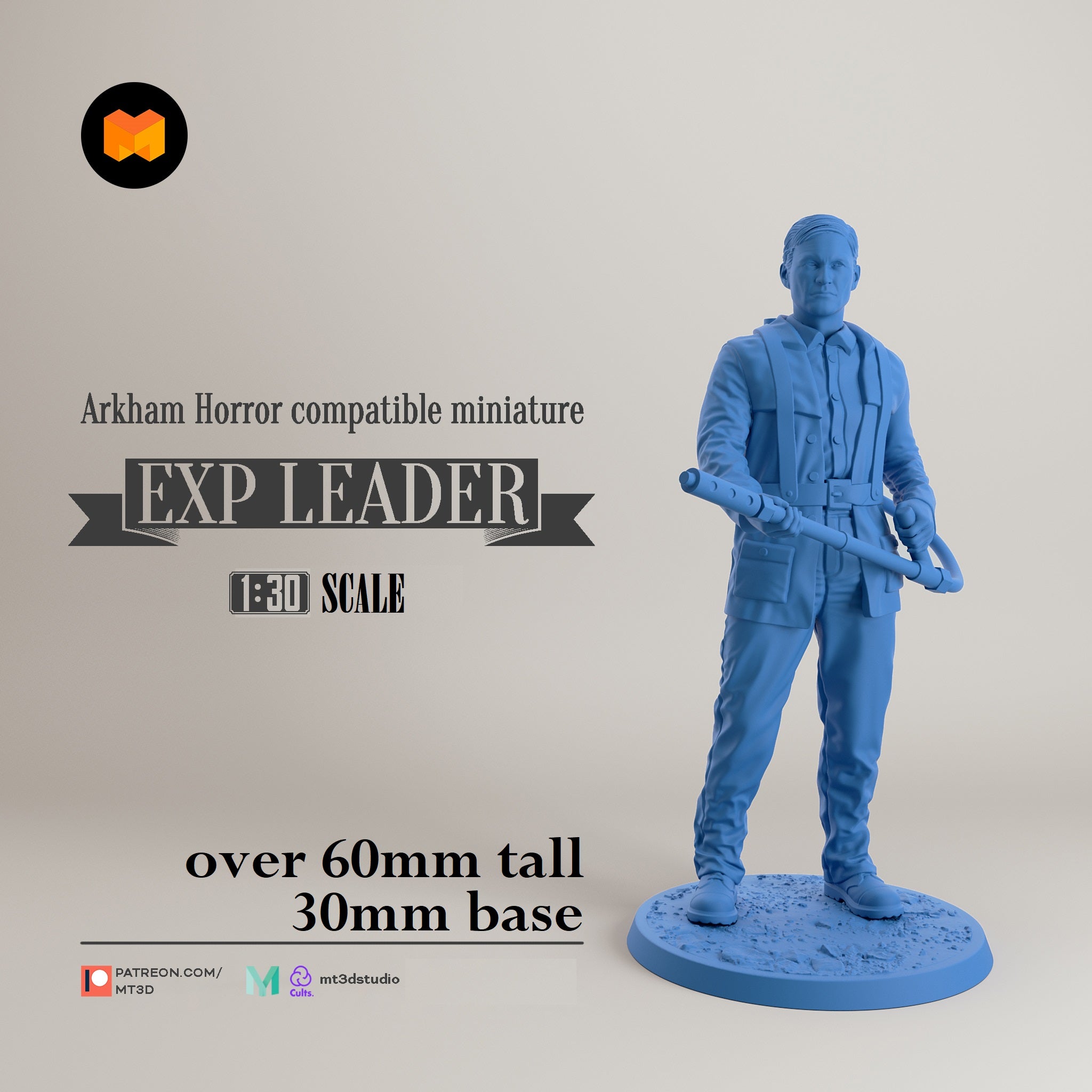 Arkham Compatible Investigator: The Expedition Leader (Leo Anderson)