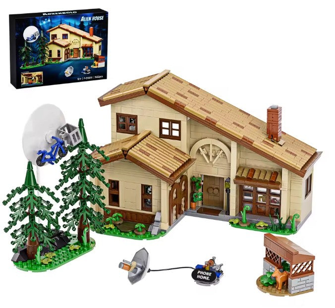ET Cottage Building Set – 1452 PCS Space-Themed House