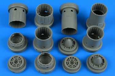 Aires 4853 1/48 F4E/EJ/F/G/J/S Phantom II Exhaust Nozzles For HSG (Resin)