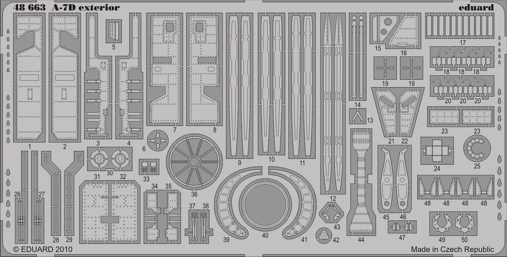 Eduard 48663 1/48 Aircraft- A7D Exterior for HBO