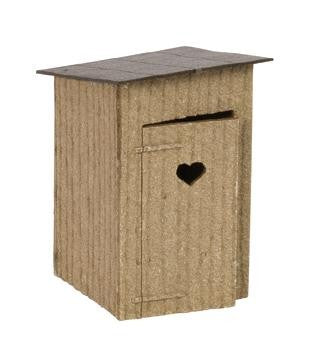 Noch 14359 HO Outhouse Laser Cut Wood Kit (2)