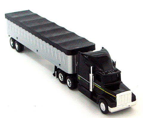 Ertl 15978 1/64 Scale John Deere Grain Semi Tractor And Grain Trailer