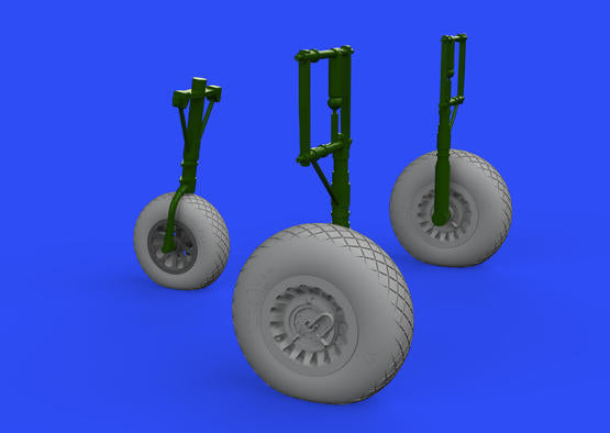 Eduard 632159 1/32 Aircraft- A26 Invader Wheels for HBO (Resin)