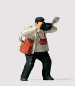 Preiser 28069 HO Scale Individual Figures - Working People -- Photographer
