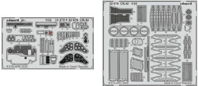 Eduard 32979 1/32 Aircraft- CR42 for ICM (Painted)