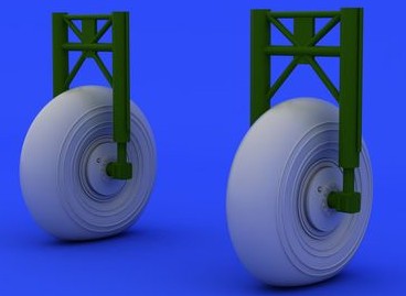 Eduard 672075 1/72 Aircraft- Beaufighter Mk X Wheels for ARX (Resin)