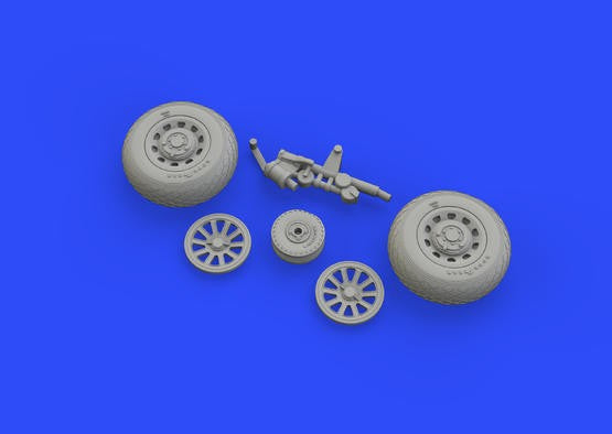 Eduard 648335 1/48 Aircraft- P51D Wheels for ARX (Resin)