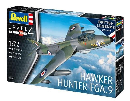 Revell 3908 1/72 Hawker Hunter F GA9 Fighter