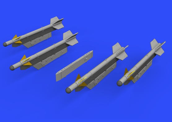Eduard 672186 1/72 Aircraft- MiG21 R3S Missiles w/Pylons for EDU (Photo-Etch & R