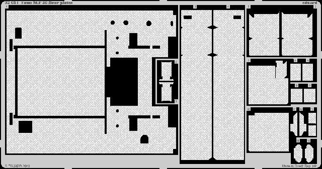 Eduard 35631 1/35 Armor- Faun SLT56 Floor Plates for TSM