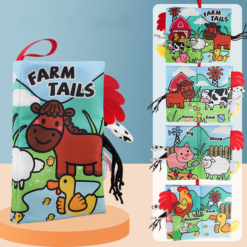 Baby Educational Cloth Book – Early Learning Soft Fabric Toy for Infants