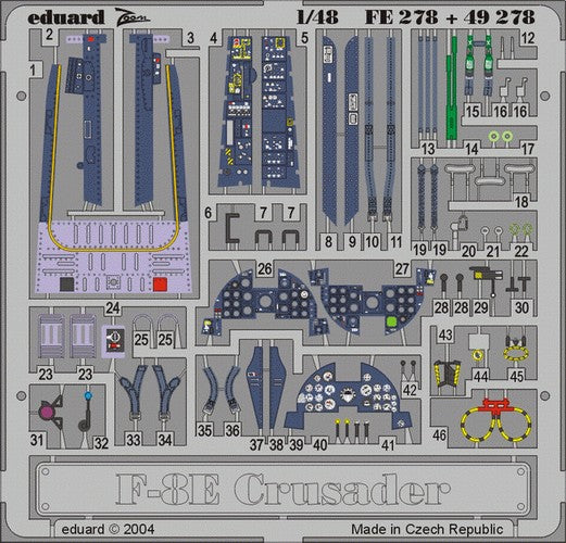 Eduard 49278 1/48 Aircraft- F8E for HSG (Painted)