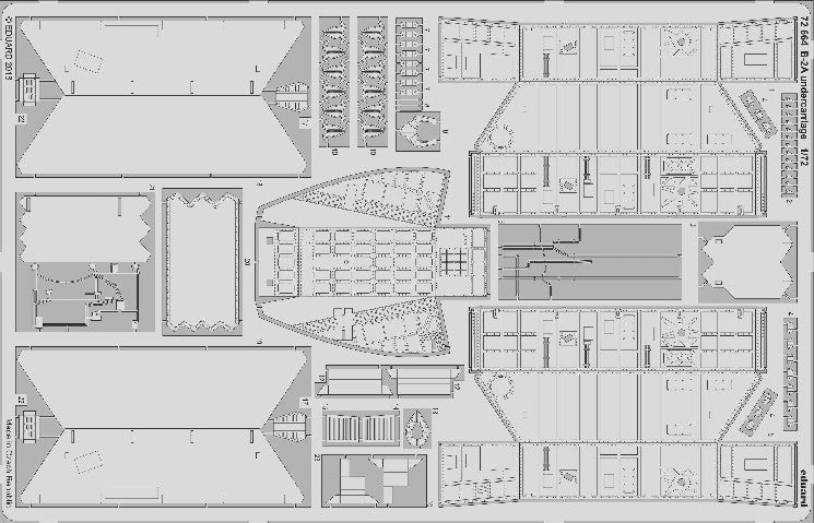 Eduard 72664 1/72 Aircraft- B2A Undercarriage for MDO