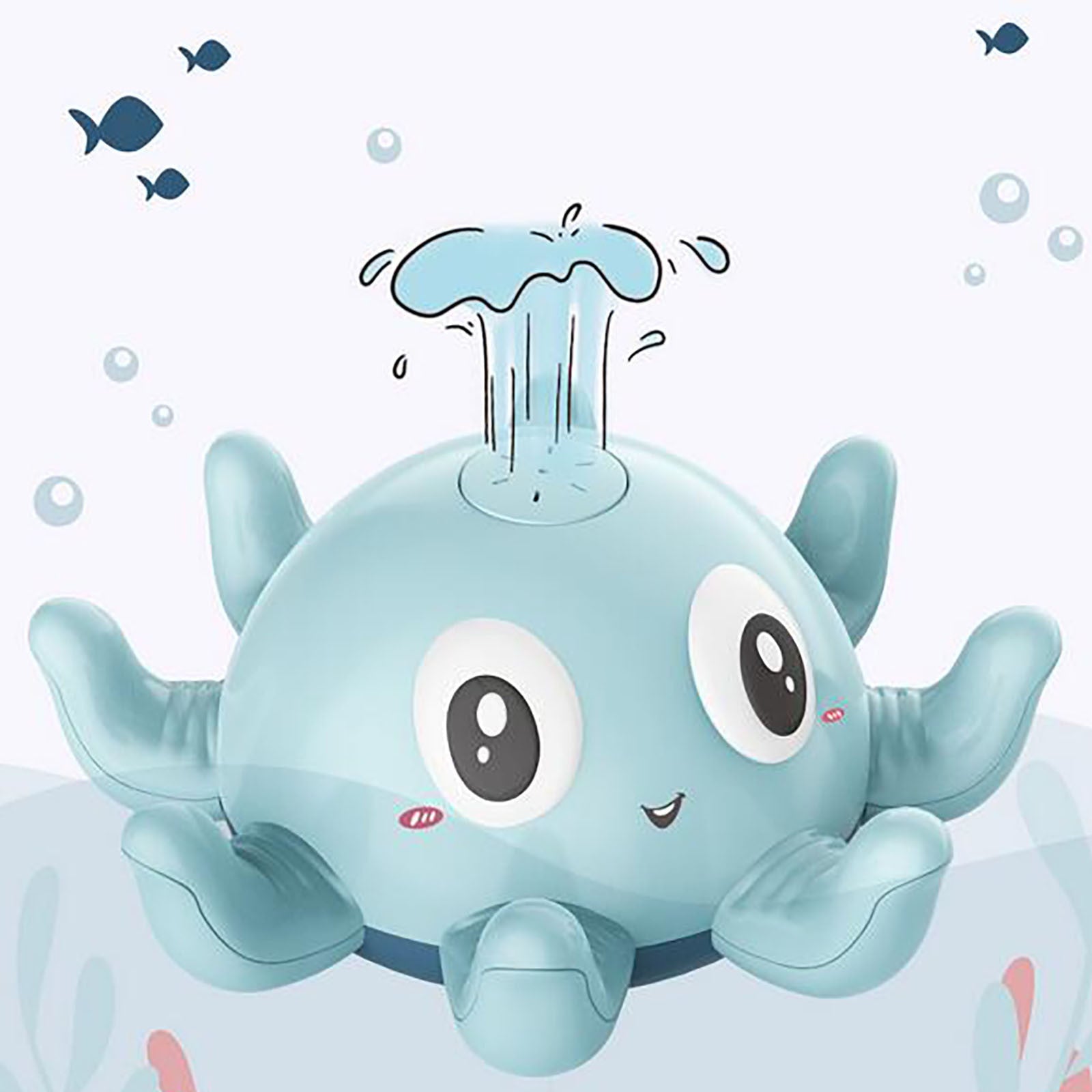 Automatic Water Spray Bath Toy – Flashing Light-Up Octopus for Kids
