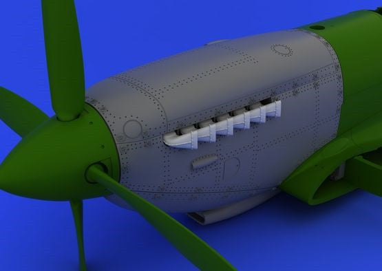 Eduard 648217 1/48 Aircraft- Spitfire Mk XVI Engine for EDU (Photo-Etch & Resin)