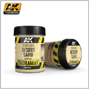 AK Interactive 8020 Diorama Series: Terrains Desert Sand Texture Acrylic 250ml B