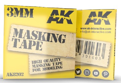 AK Interactive 8202 Masking Tape 3mm