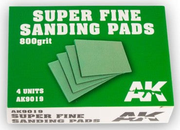 AK Interactive 9019 Super Fine Sanding Pads 800 Grit (4)