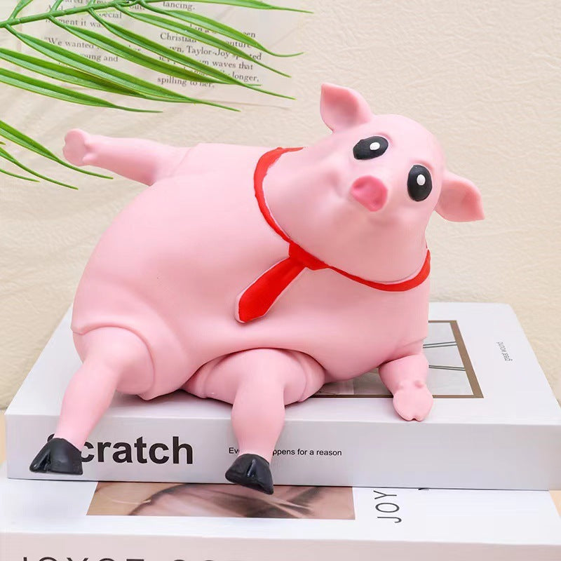 Cute Piggy Squeeze Toy – Stress Relief Doll for Kids and Adults