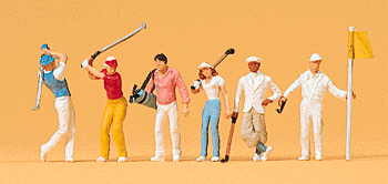 Preiser 10231 HO Scale Recreation & Sports -- Golfers